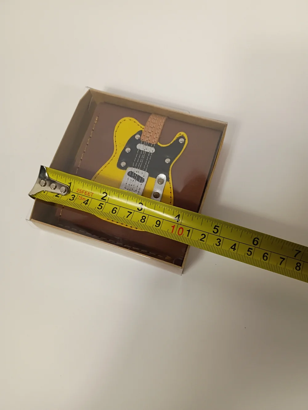 AXE HEAVEN Genuine Leather Classic Blonde Electric Guitar Wallet Gift, GW-002
